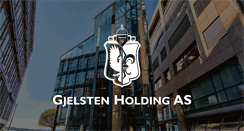 Desktop Screenshot of gjelsten.no