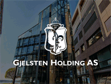 Tablet Screenshot of gjelsten.no